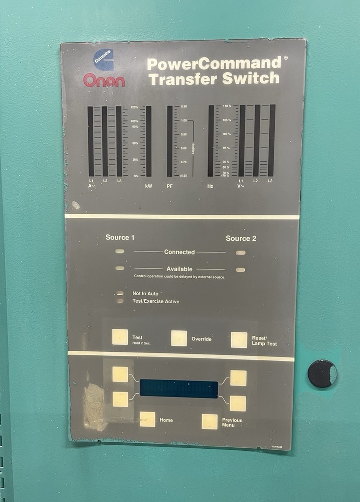 800 Amp Cummins Automatic Transfer Switch - 480v 3 Phase - Nema 3R
