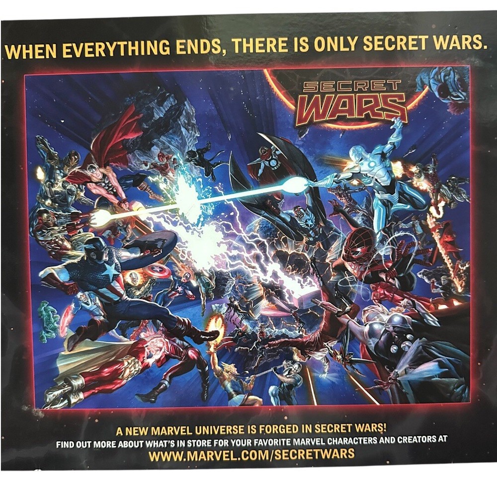 Marvel Comics Secret Wars (2015) Battleworld Map - Cardboard Fold-Out