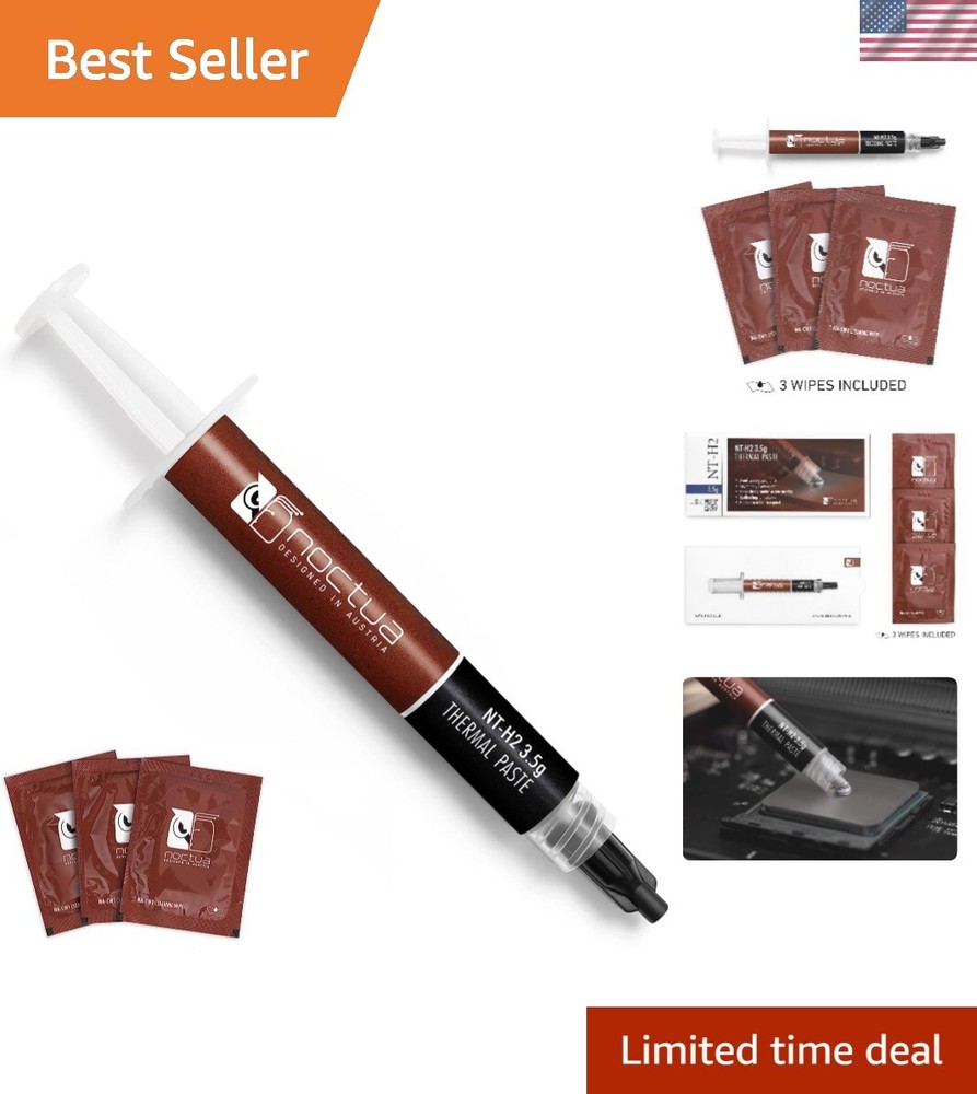 Premium CPU/GPU Thermal Compound 3.5g Pack - Reliable Desktop Cooling Solution