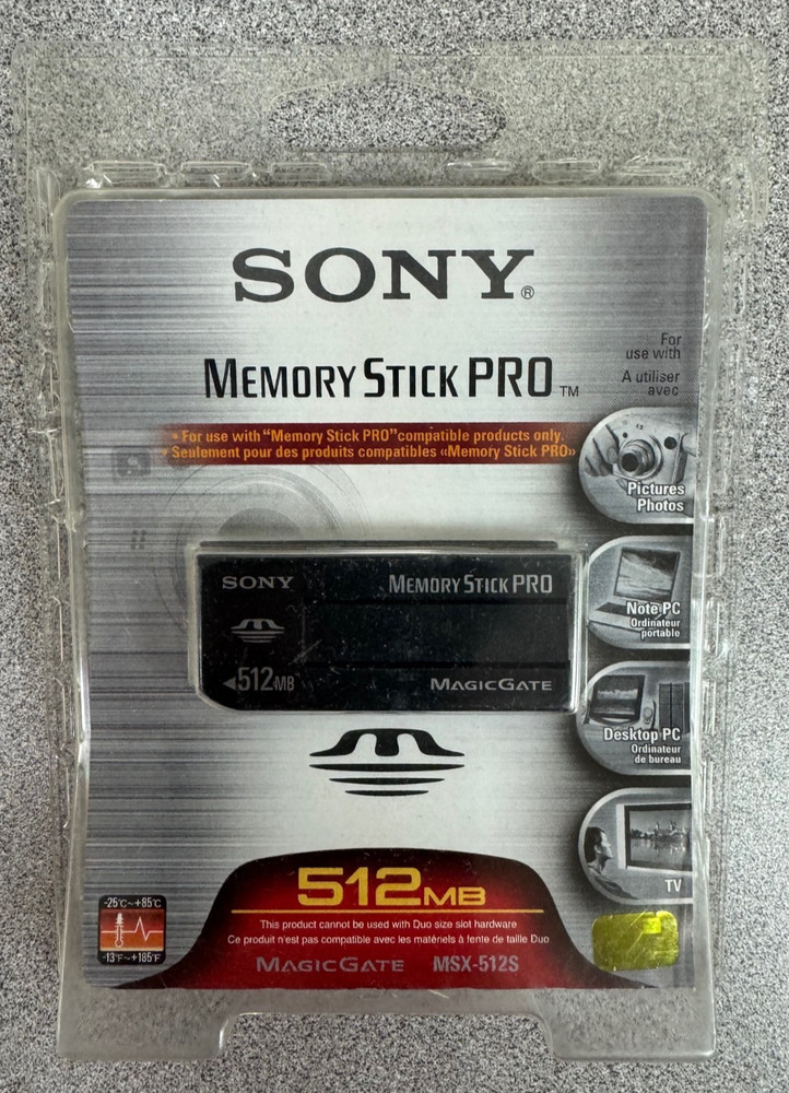 SONY 512MB Memory Stick Pro MSX-512S