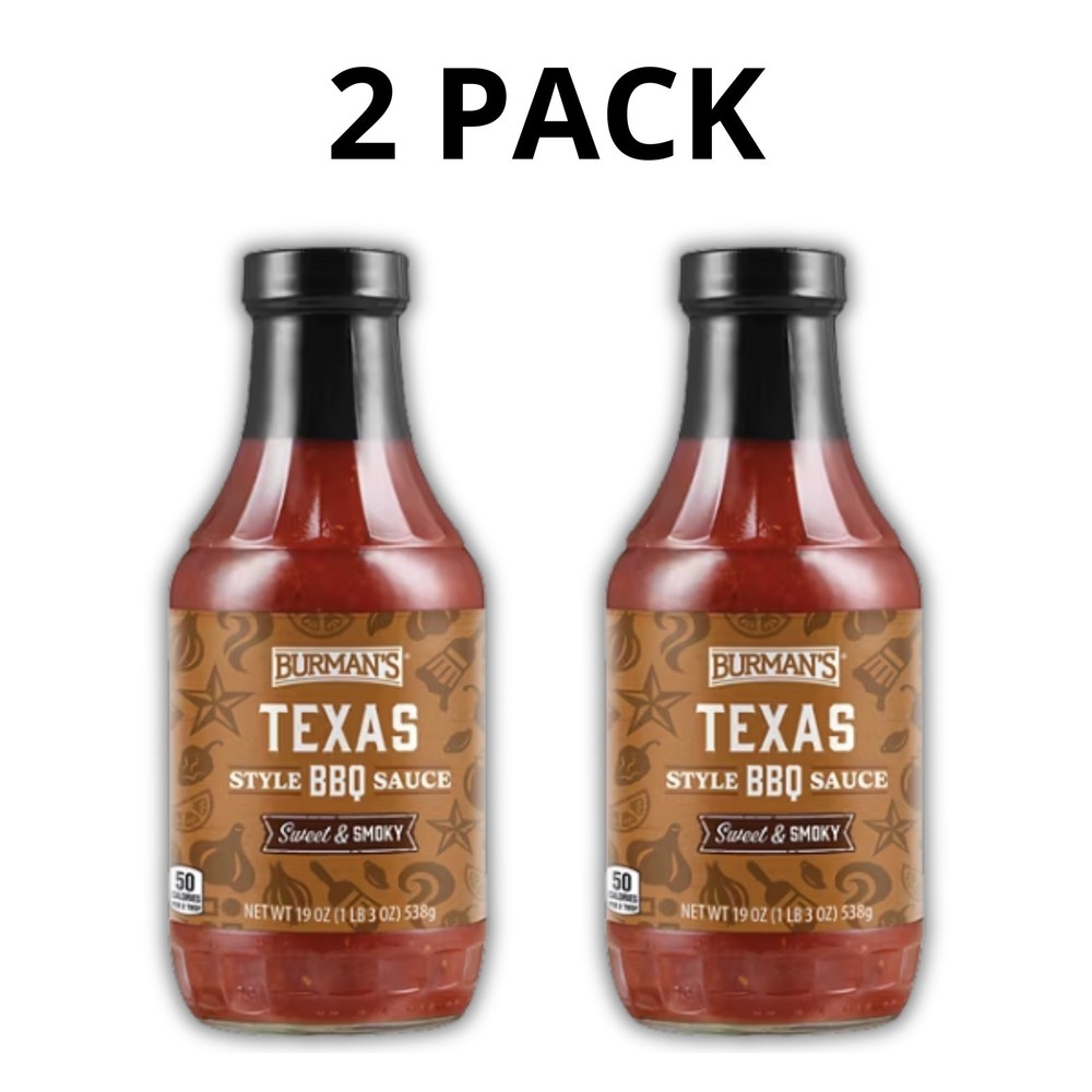 Burman's Texas Style BBQ 19 oz - 2 Pack
