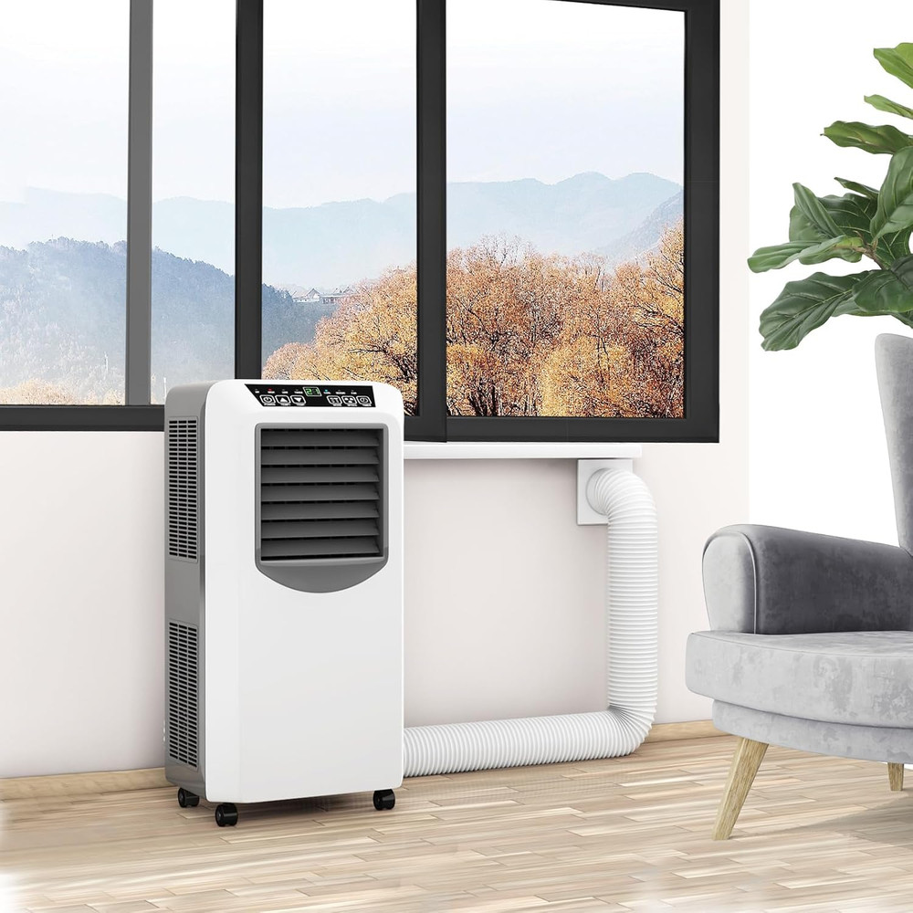 Anti-Clockwise 5.9 Inch Air Conditioner Exhaust Pipe, 59" Length Portable Air Co