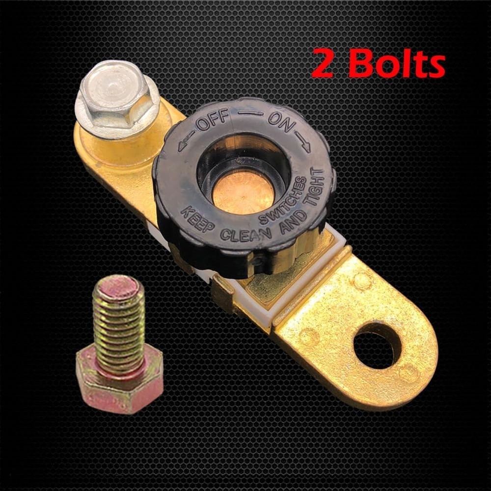 Ampper Side Post Battery Disconnect Switch 12V, Quick 1 Pack,