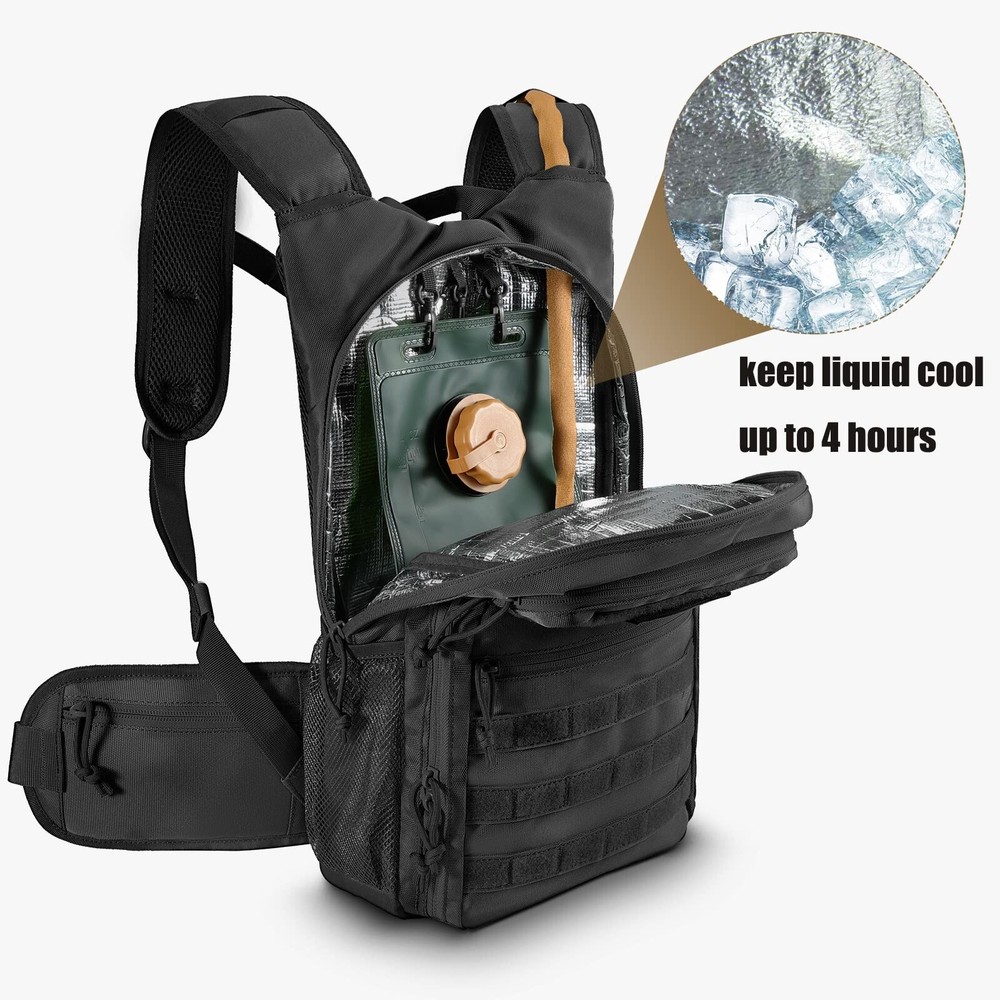 Tactical Hydration Pack Lightweight Insulation Water Backpack Molle... Fast Ship