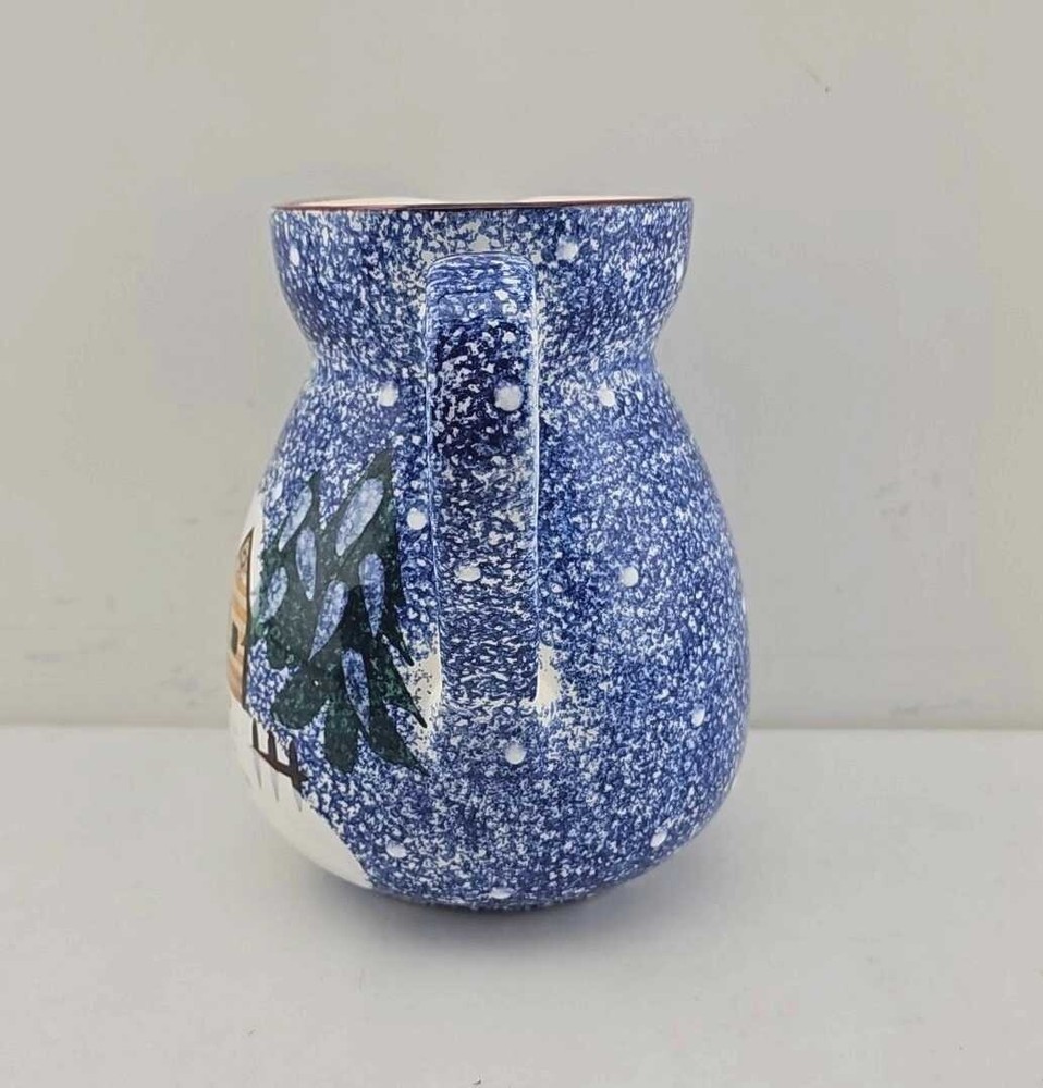 Holiday Mountain Lodge Pitcher in Original Box