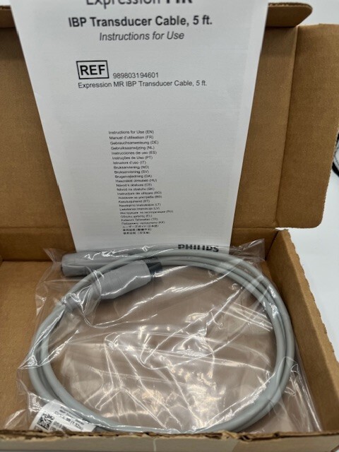 Philips Expression MR Expression MR IBP Tranducer Cable 5ft. 989803194601