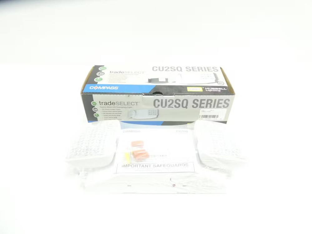 Hubbell CU2SQ Tradeselect Square Head Led Emergency Light