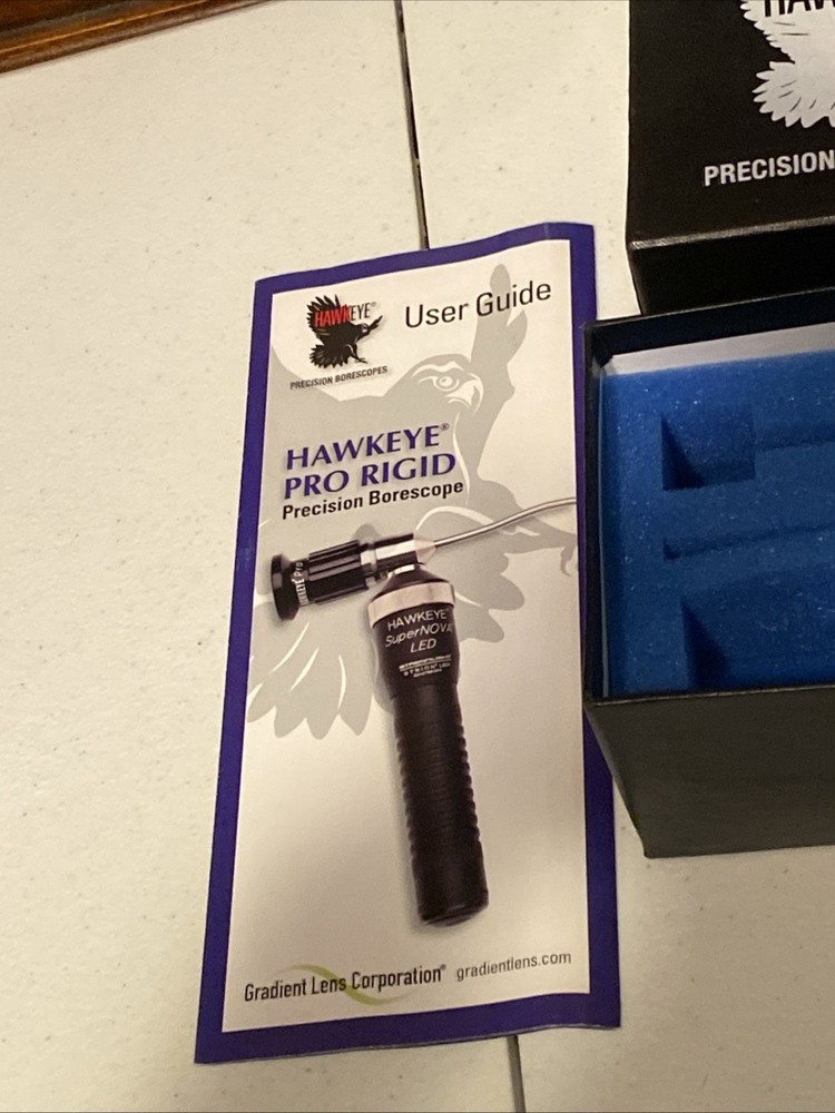 Hawkeye Short Borescope CM-415 Tested Working Complete Kit