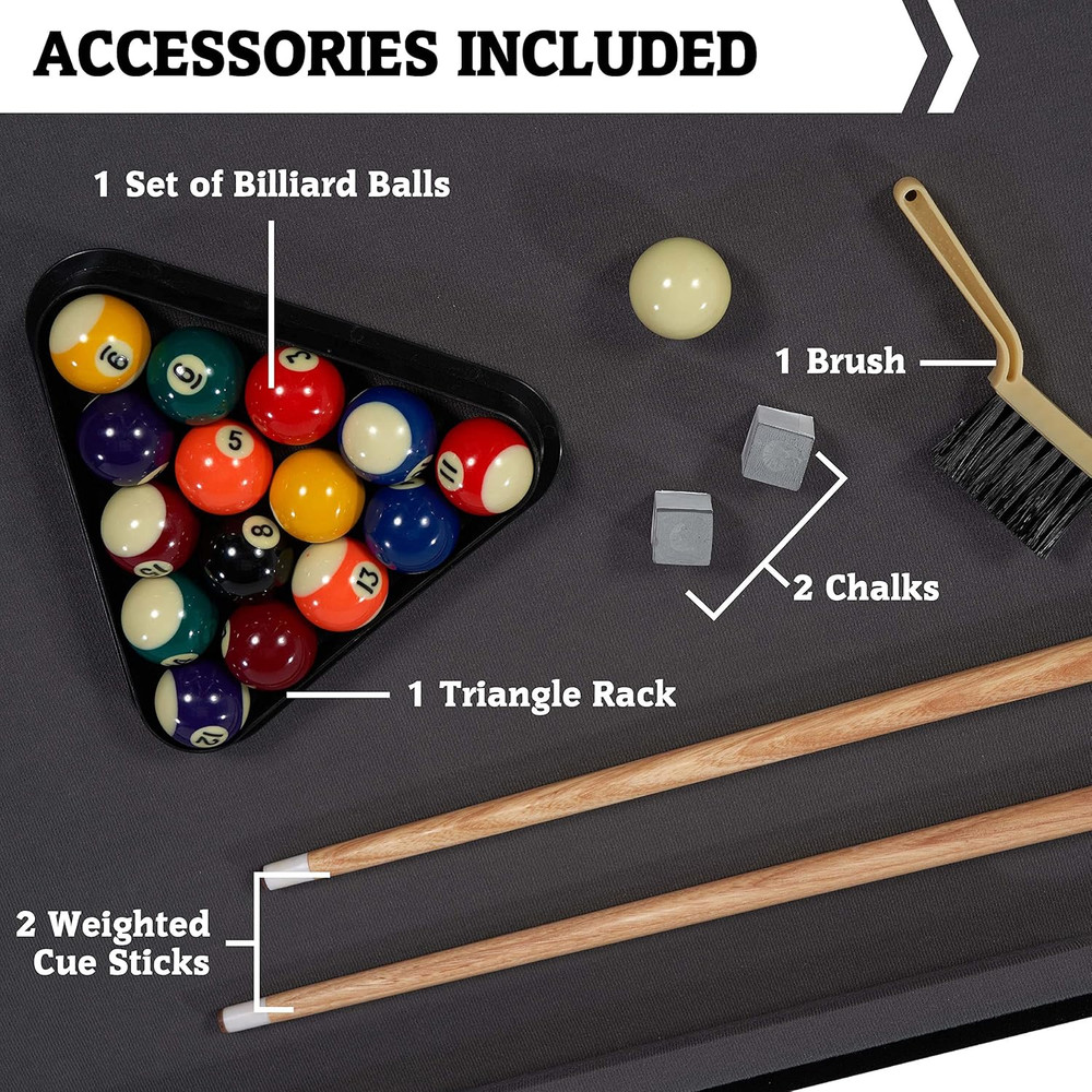 Billiard Tables Multiple Styles, Pool Tables with Preassembled Playfields and Co