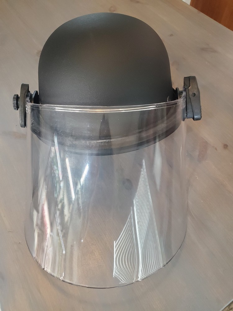 Second Chance Helmet With Flip Down Face Shield