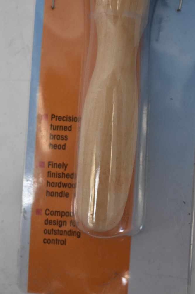 Fox D2810 Brass Head Mallet Hammer Tool 12oz Professional Use Compact Unit