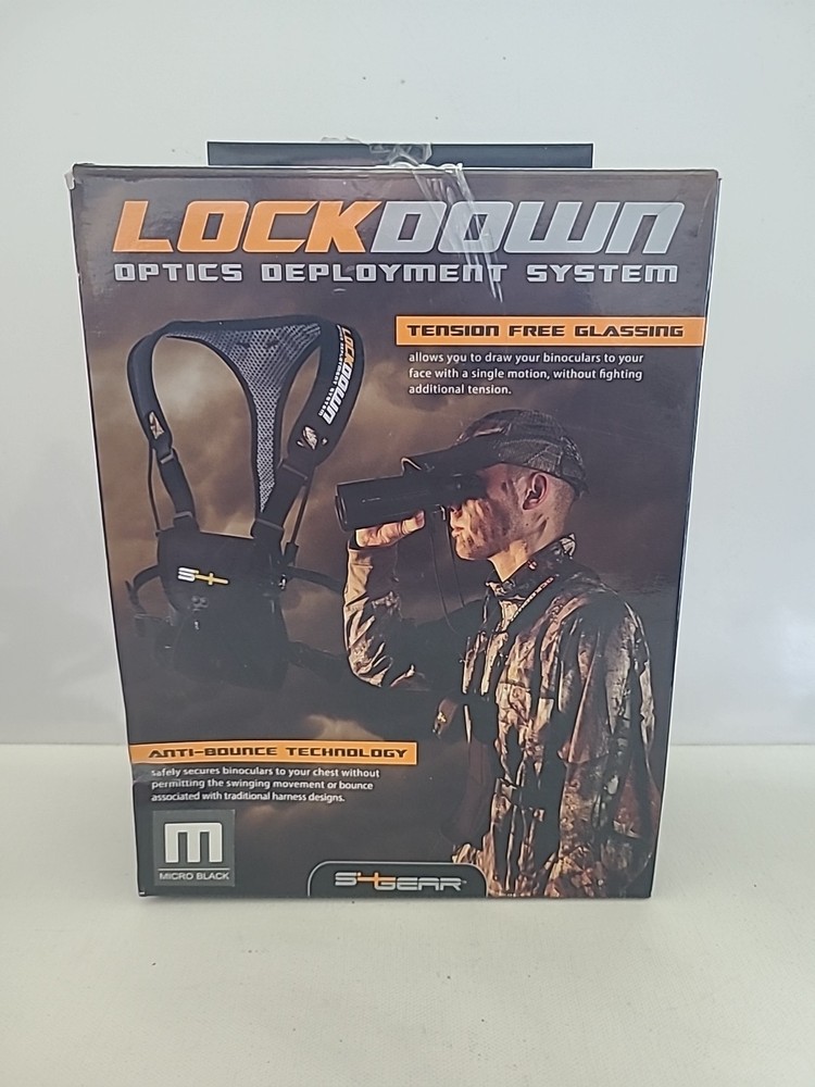 S4 Gear Lockdown Optics Deployment System Hunting Binoculars Harness