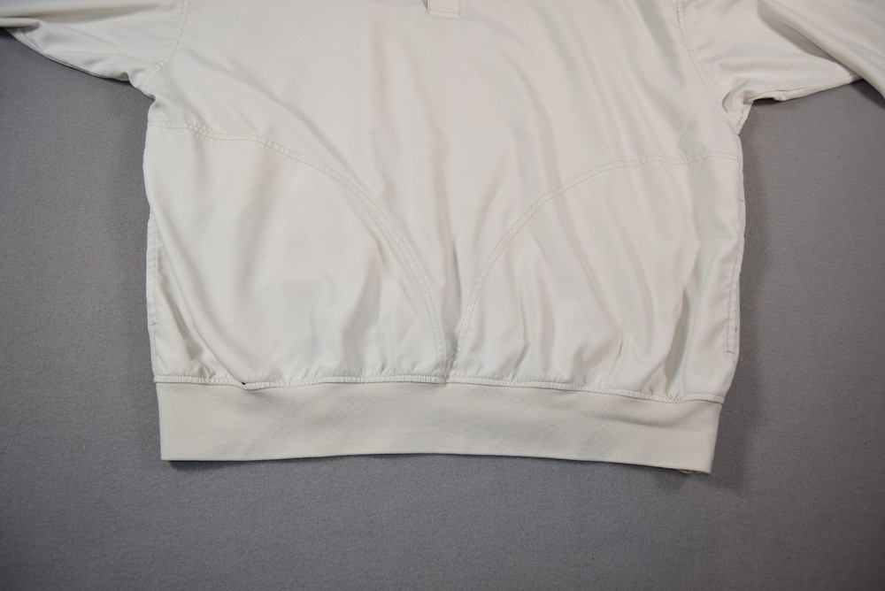 Zero Restriction Jacket Mens XL White Lightweight Windshirt Golf Pullover