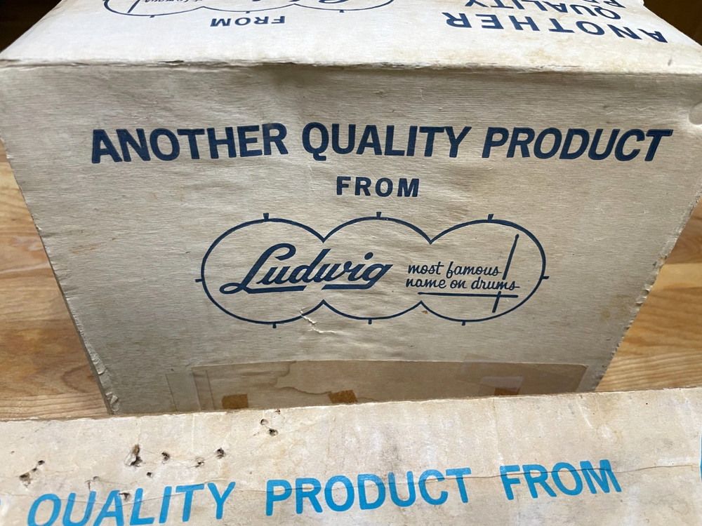 3 Vintage Ludwig Original Boxes 1970's