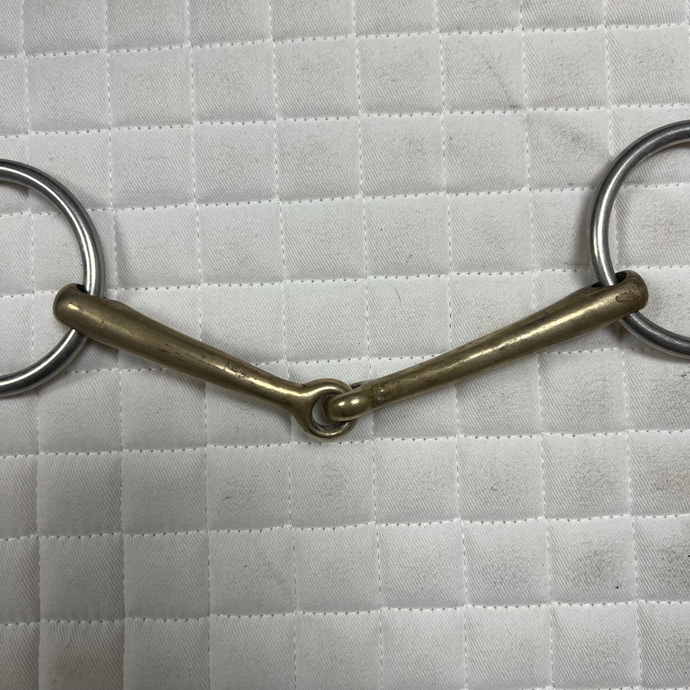 Used HS Single Joint Loose Ring Bradoon Bit - Size 145mm