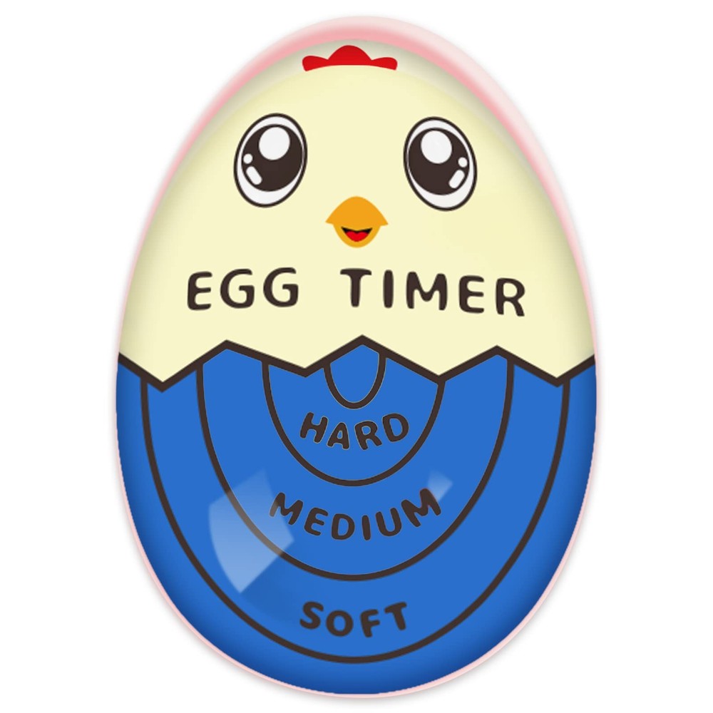 Egg Timer for Boiling Eggs that Changes Color When Done, Blue