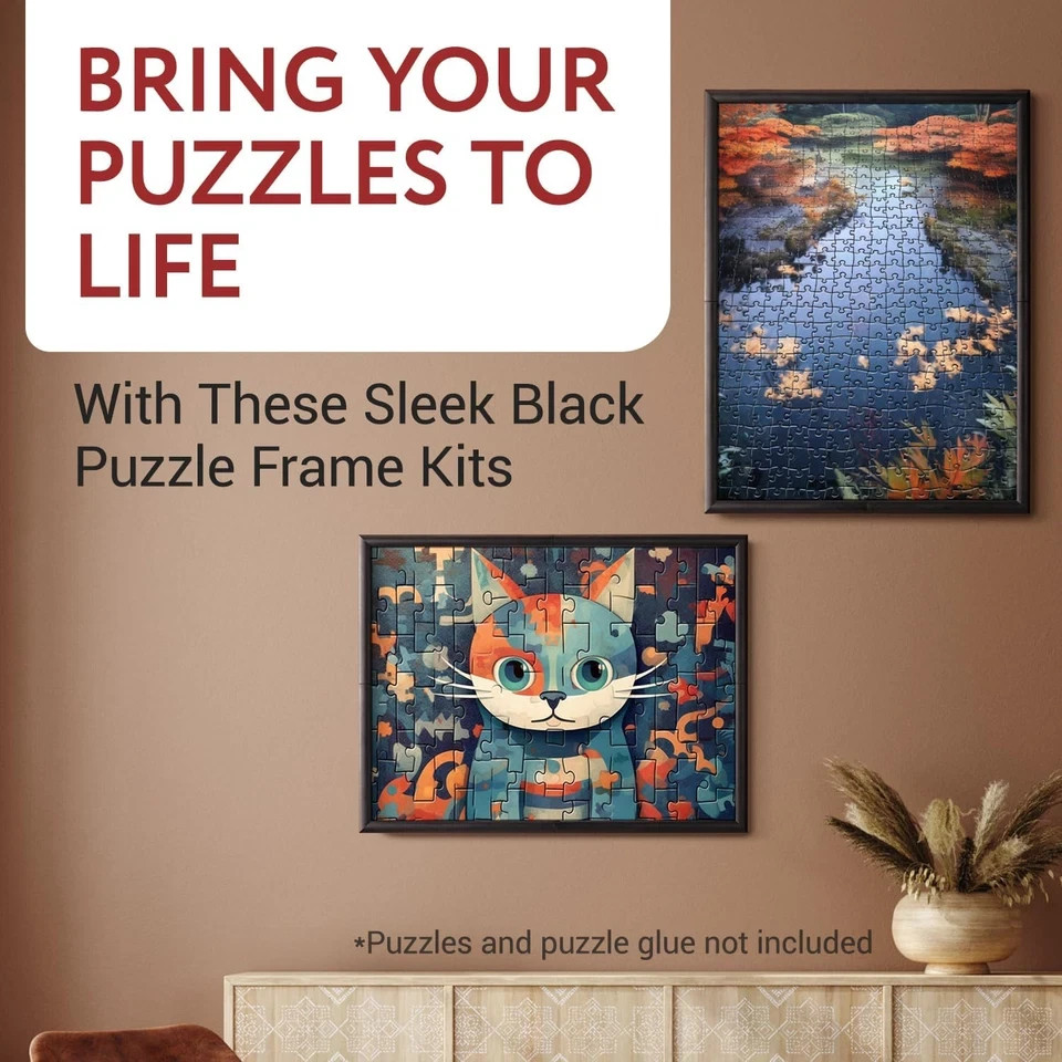 2-Pack Puzzle Frame Kit to Display Your Puzzles, 20X27
