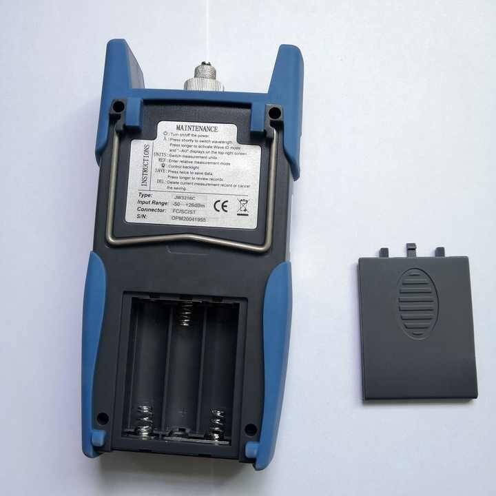 Portable Optical Power Meter Light Tester Measurement Range -50～+26 dBm