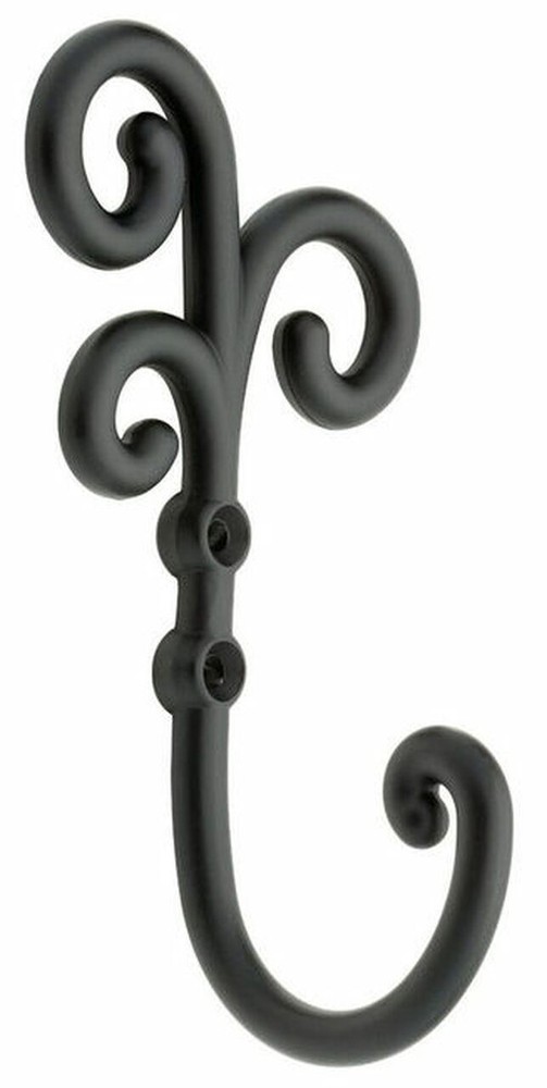 Curlique Hook Flat Black 5-3/4"