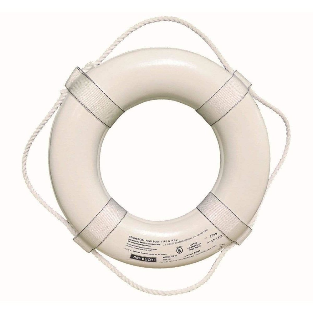 Cal-June Ring Buoy 20" White #GW-20