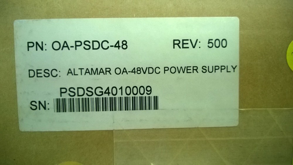 Altamar OA-PSDC-48 48V POWER SUPPLY
