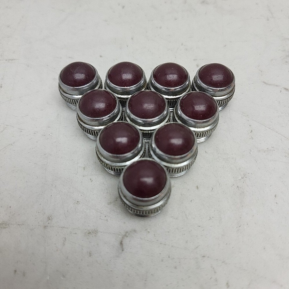 10 Pack Dialight Red Lamp Lens Caps For 081 Socket Indicators Min Panel Ind Used