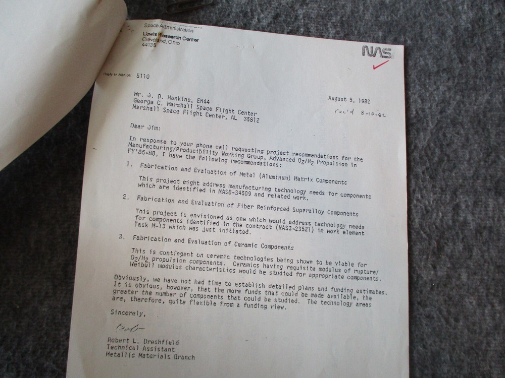 NASA SPACE SHUTTLE SPACE STATION EARLY DEVELOPMENT ORIGINAL PROJECT MEMOS POSTER