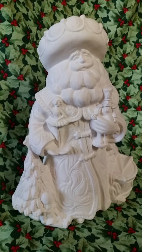 Ceramic Bisque ~~ Ready to Paint ~Gare~ Nut Cracker Santa