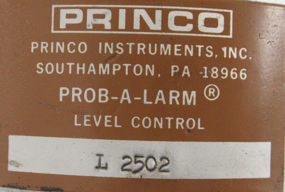 NEW PRINCO L2502 PROBE-A-LARM LEVEL CONTROL