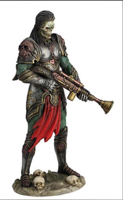 Zombie Warrior - Gothic Steampunk figure