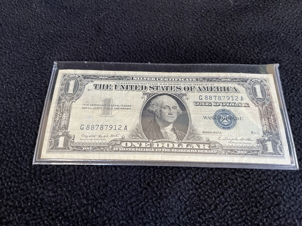 Series 1957 A Silver Certificate Dollar Bill