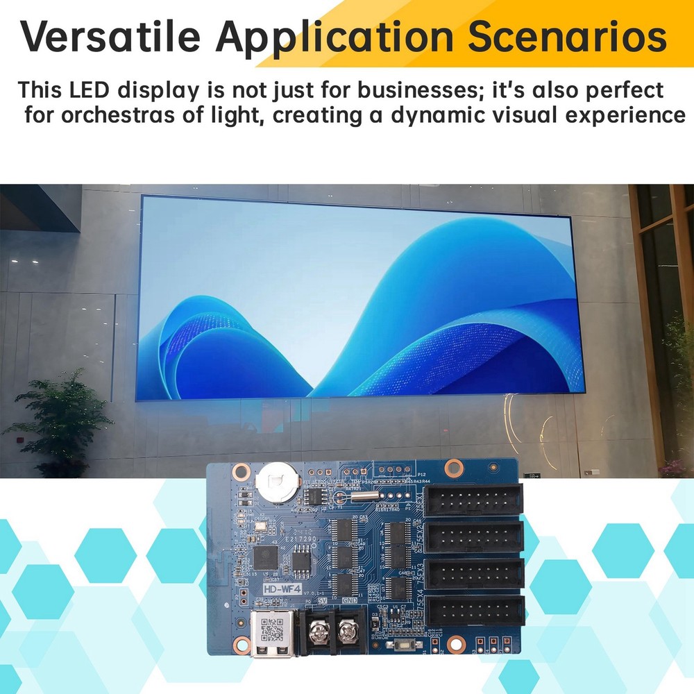 -WF4 Full Color RGB HUB75 Controller LED Display Screen Pixel Animation LED3582