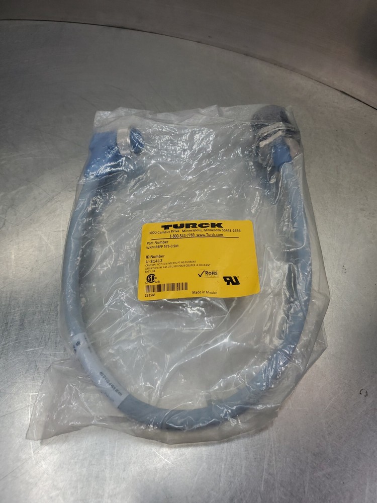 TURCK WKM RSFP 575-0.5M (U-31412) Sensor Cordset                            5E-2