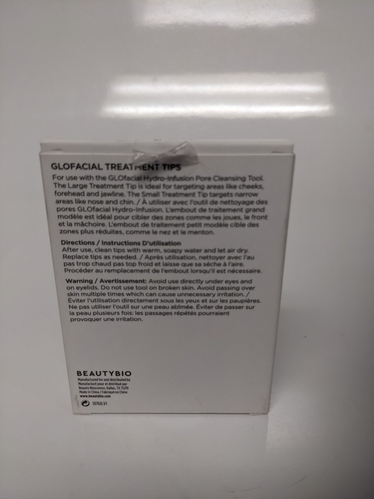 Beautybio Glofacial Treatment Tips Replacement Tips for Face/ Visage SEALED