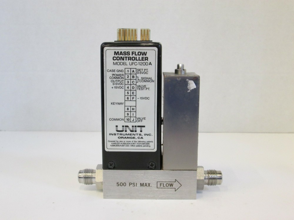 Unit UFC-1200A Mass Flow Controller MFC, SIH4, 100 SCCM, 1/4" Male