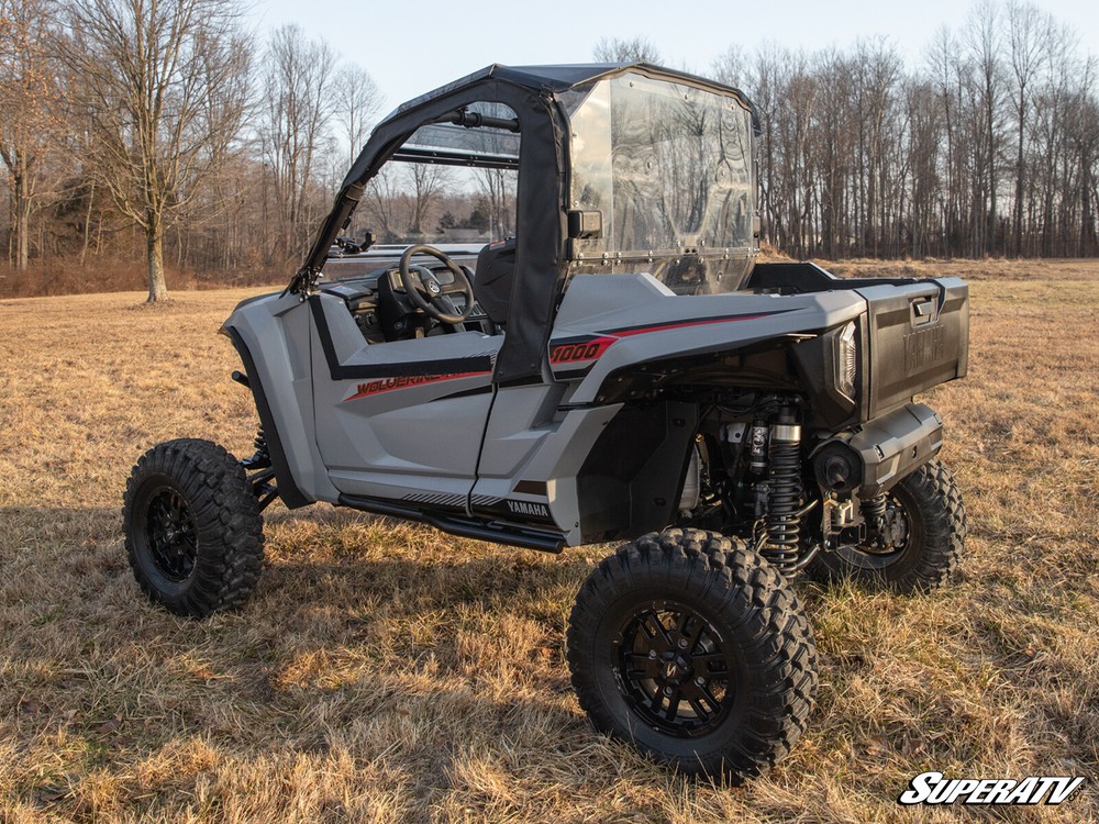 SuperATV Soft Cab Enclosure Doors for Yamaha Wolverine RMAX 2 w/ Rear Windshield