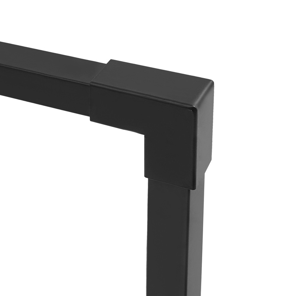 Ac Security Cage, Air Conditioner Cage, Adjustable Air Conditioner Cage Black