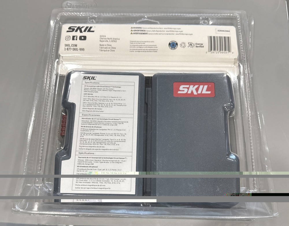 Cordless Electric Screwdriver with Circuit Sensor