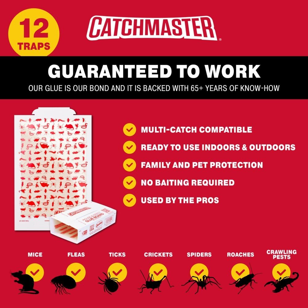 Catchmaster Pro Strength Mouse & Insect Glue Boards
