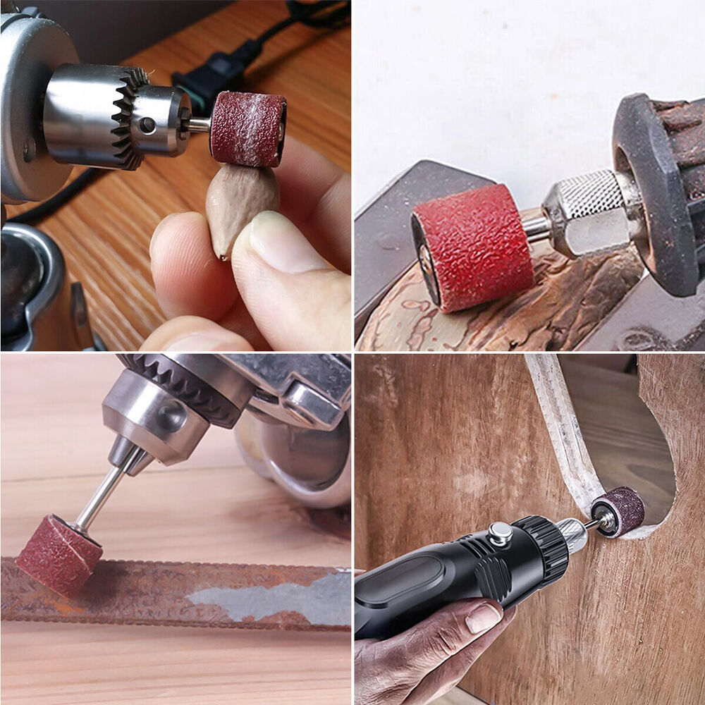 252Pcs Sanding Drum Kit For Nail Drill Bits Dremel Accessories Rotary Tool