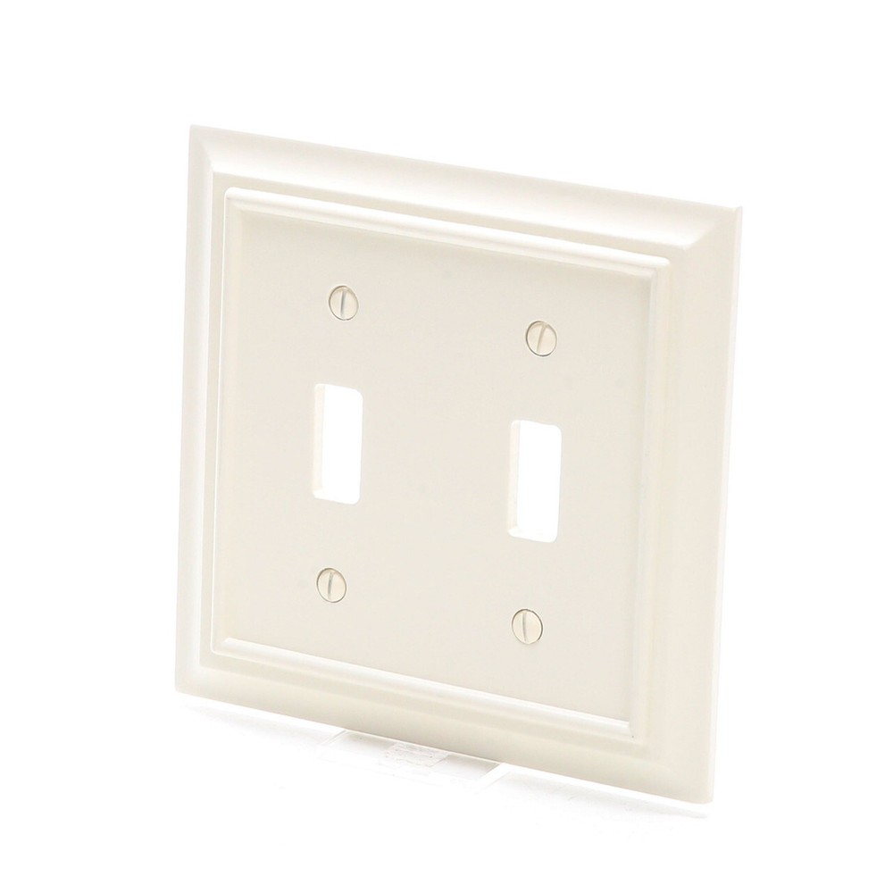 (5 Pack) Wood Architectural Double Switch Wallplate