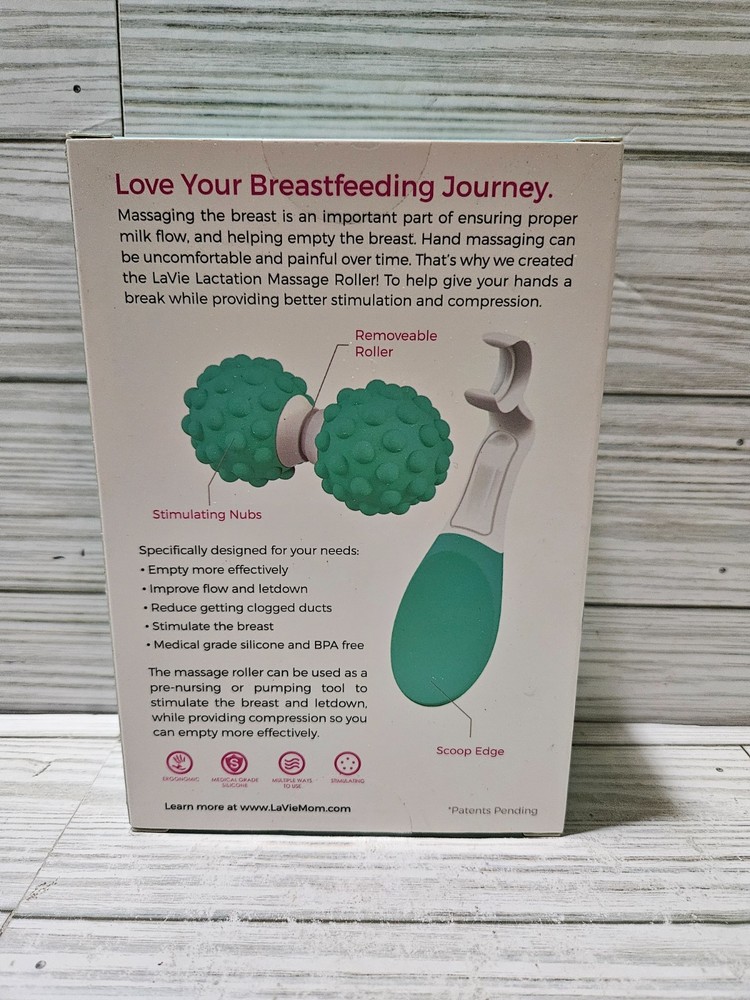 LaVie Lactation Massage Roller Breastfeeding Support Stimulate Milk Flow