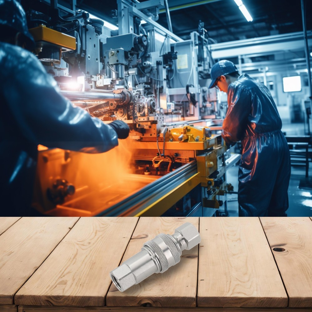 Efficient Connection Hydraulic Quick Connector M14x1 5mm Female Thread