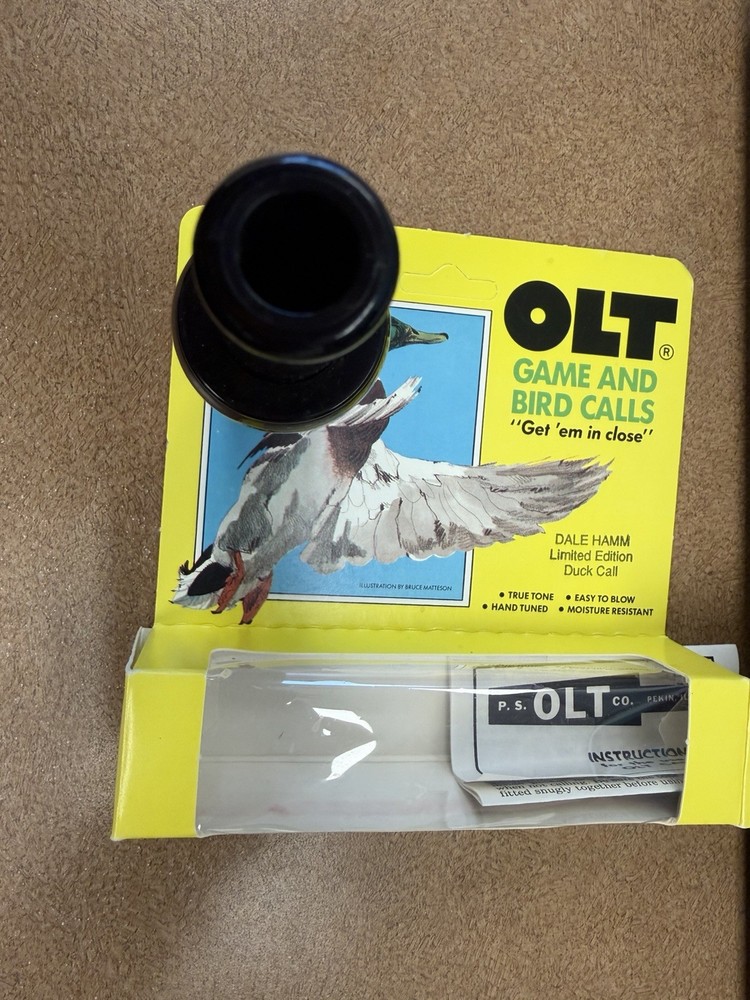 PS OLT DALE HAMM’S ROUNDHOLE D-2 W/PACKAGE (NEVER BEEN USED)