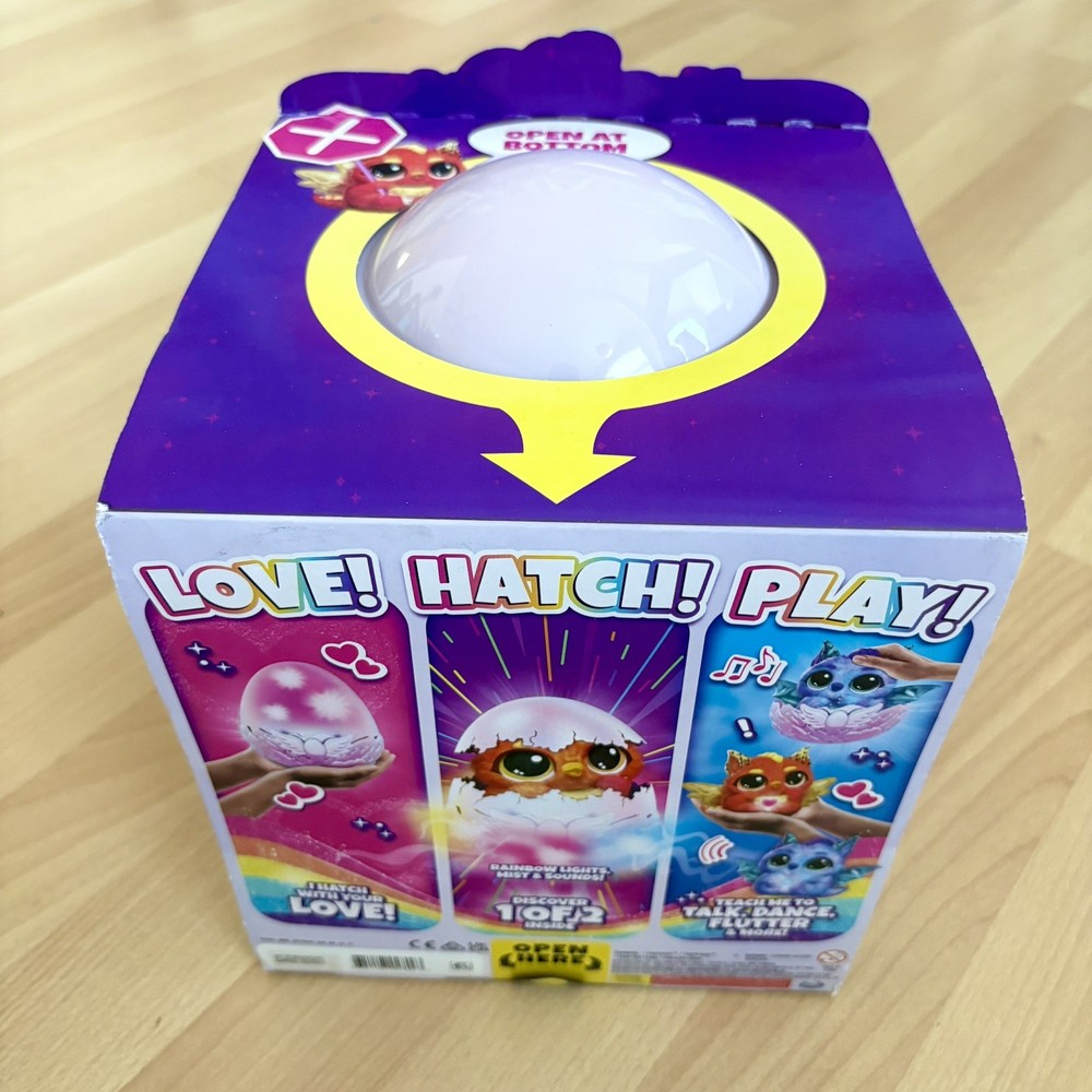 Hatchimals Alive Mystery Hatch DRAGGLE Electronic Pet — Flame or Splash NEW
