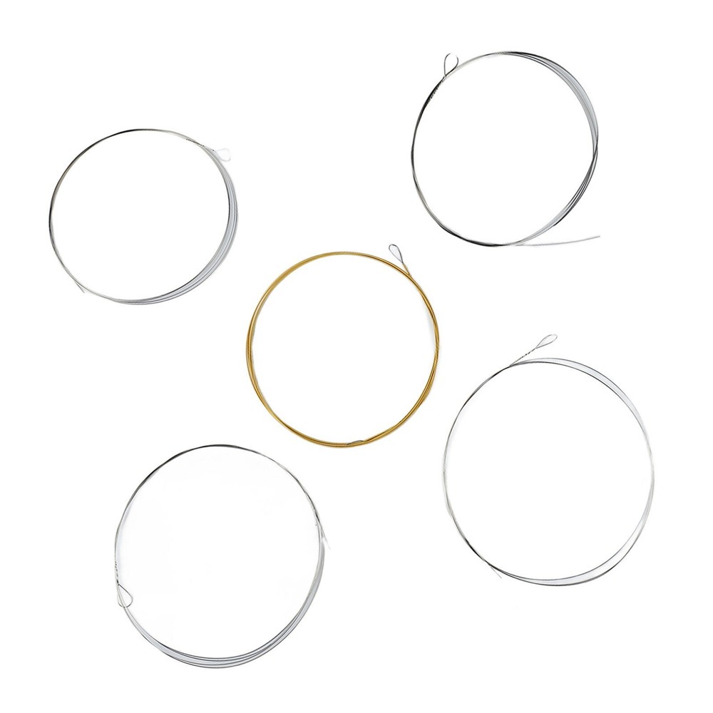 5 String Banjo String Stainless Steel Full Resonance Thick High Notes Strings
