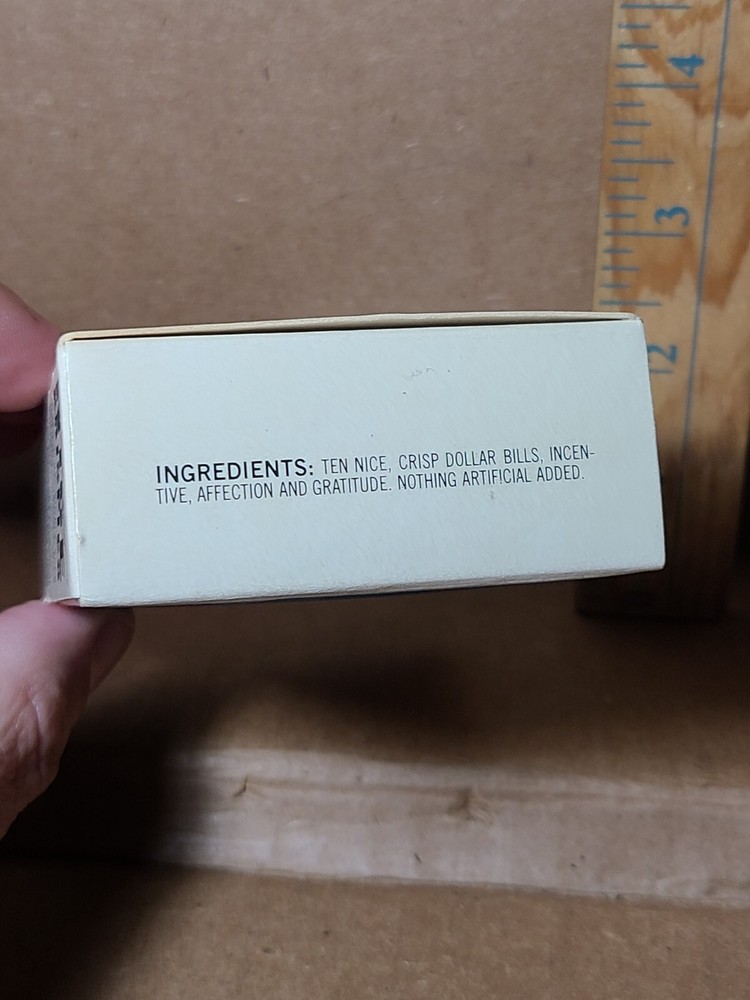 Vintage Avon's Nice Krispies Box Only Performance Reward