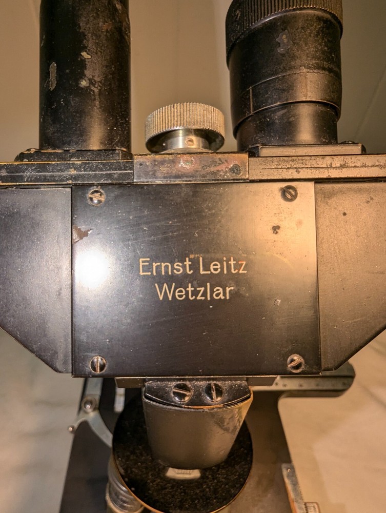 Ernst Leitz Wetzlar Binocular Microscope