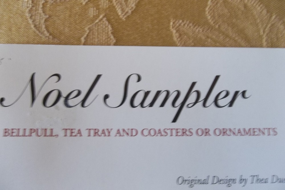 Victoria Sampler NOEL SAMPLER - Bellpull, Tea Tray, Ornies -Cross Stitch Pattern