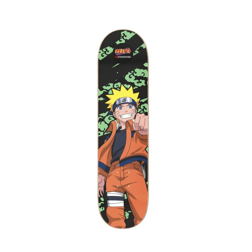 Hydroponic X Naruto Ninja Skate Skateboard Deck - 8.125" Rare